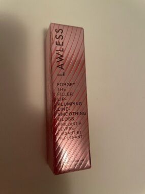 BNIB Lawless Forget The Filler Lip-Plumping Gloss - Glazed
